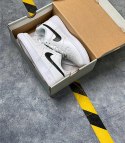 Nike air force one low | Białe - czarny znaczek