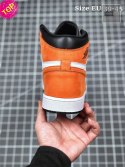 Nike Air Jordan 1 - pomarańczowo/czarno/biale 3